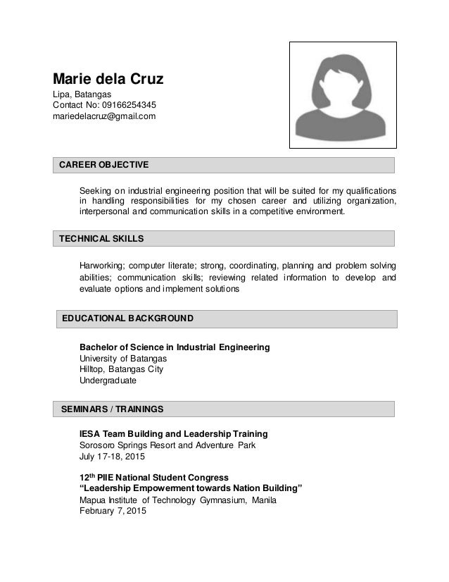 Leadership Examples For Resume sample resume for industrial enginering Leadership Examples For Resume sample resume for industrial enginering