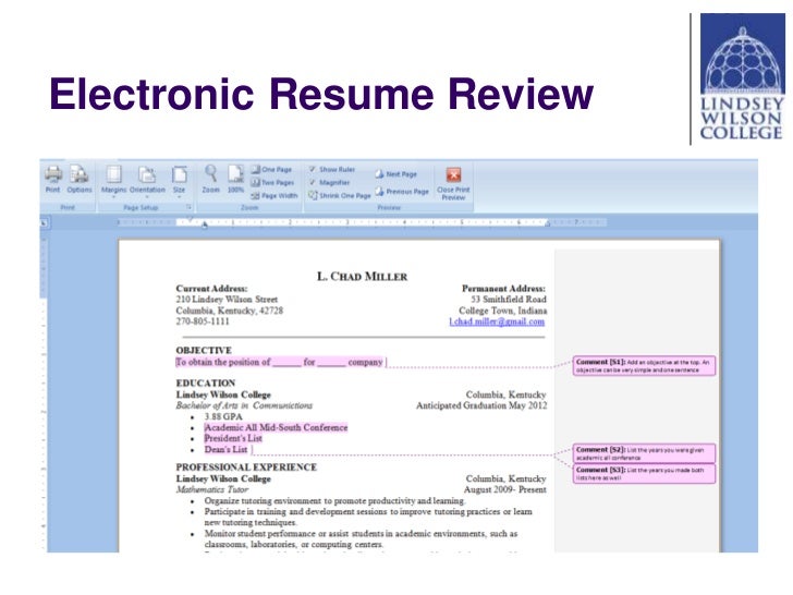 e resume builder