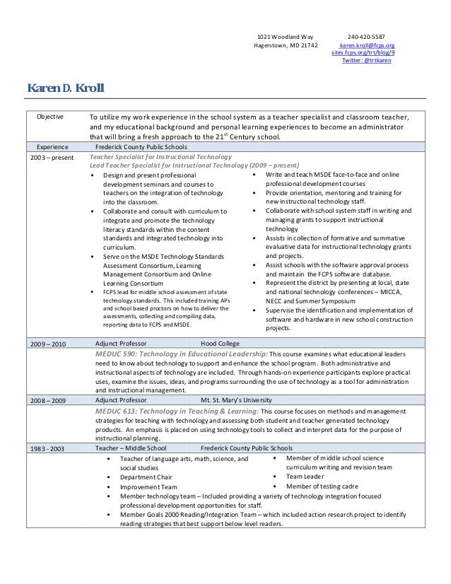 learning and development specialist resume