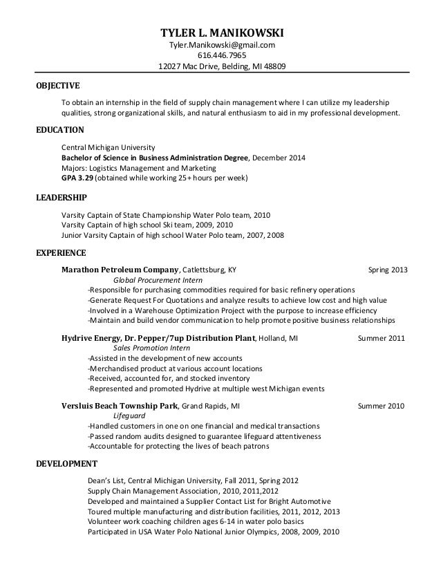 Sample jr business analyst resume