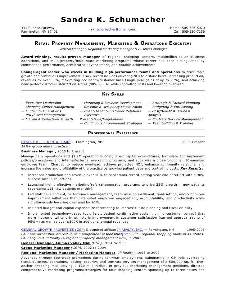 resume leasing agent