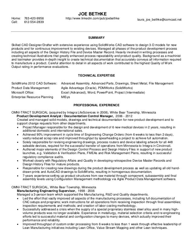 sample resume for mechanic