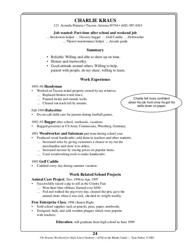 Good ideas for resume objective