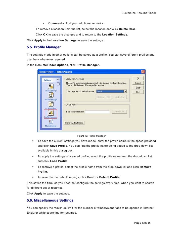 online resume upload