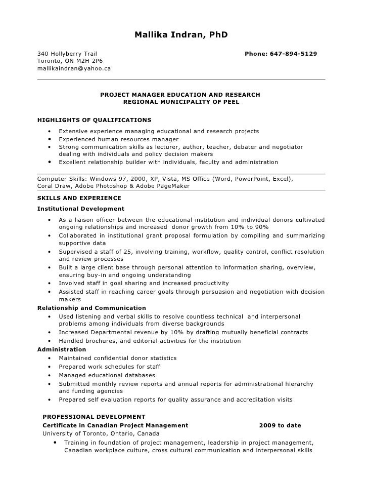 regional administrative manager resume