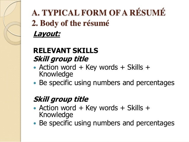 how to write a successful resume or cv in english