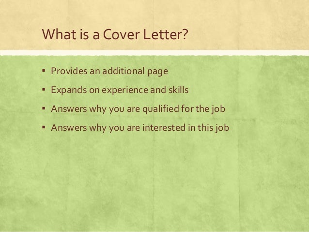 Types of cover letters resumes