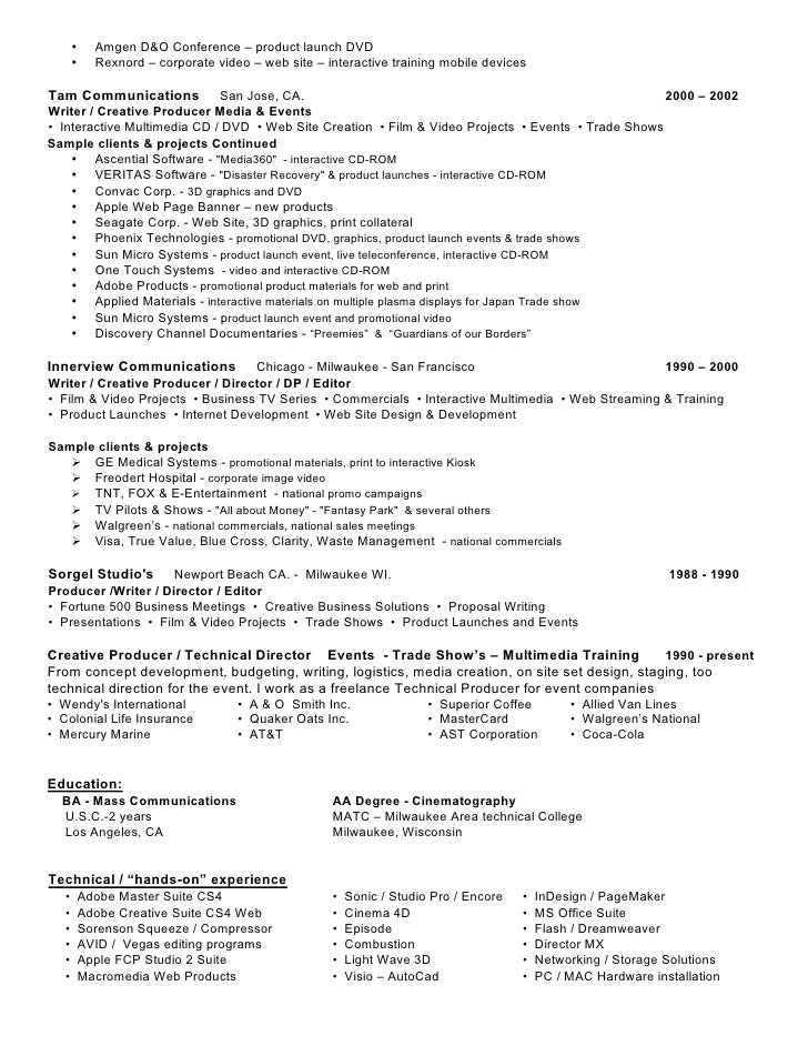 music producer resume examples