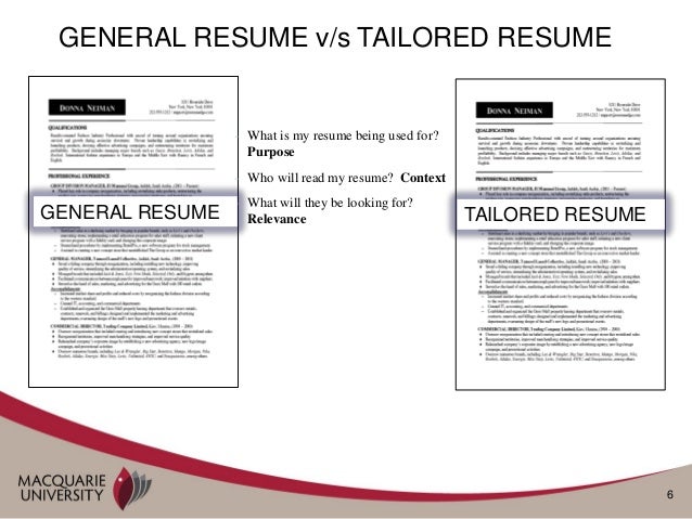 Preparing resumes and cover letters