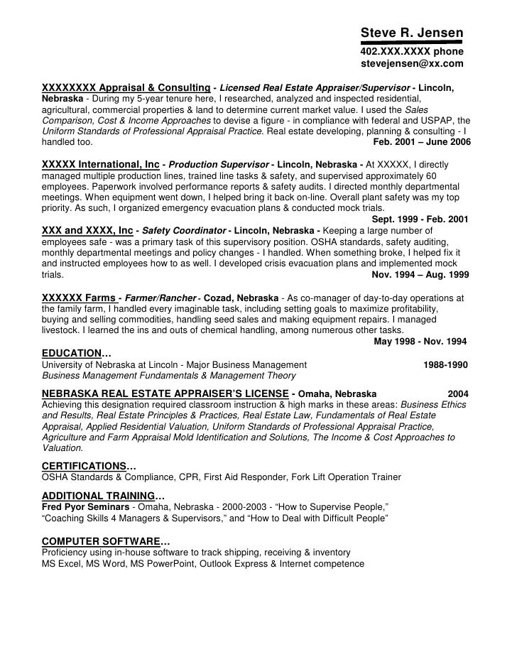 terms to use in resumes