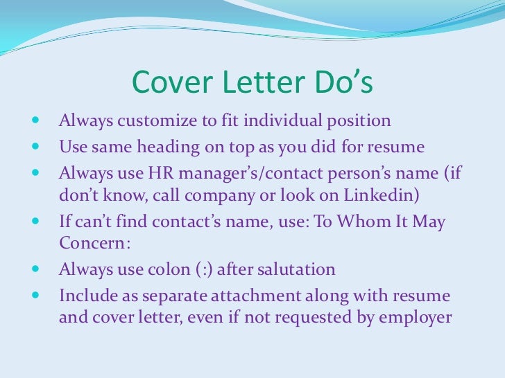 how to do a resume cover letter that isn t addressed to a person modern cover