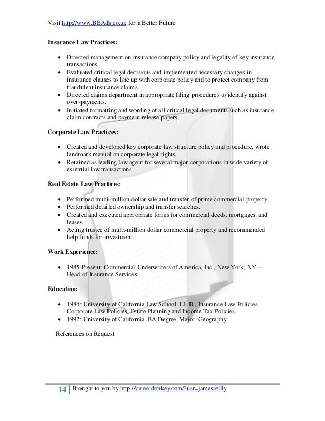 underwriter cover letter
