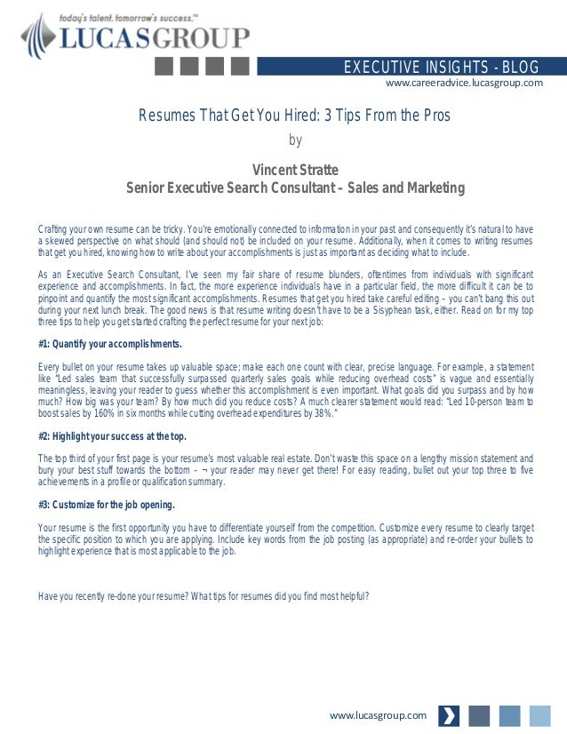 get hired resume tips