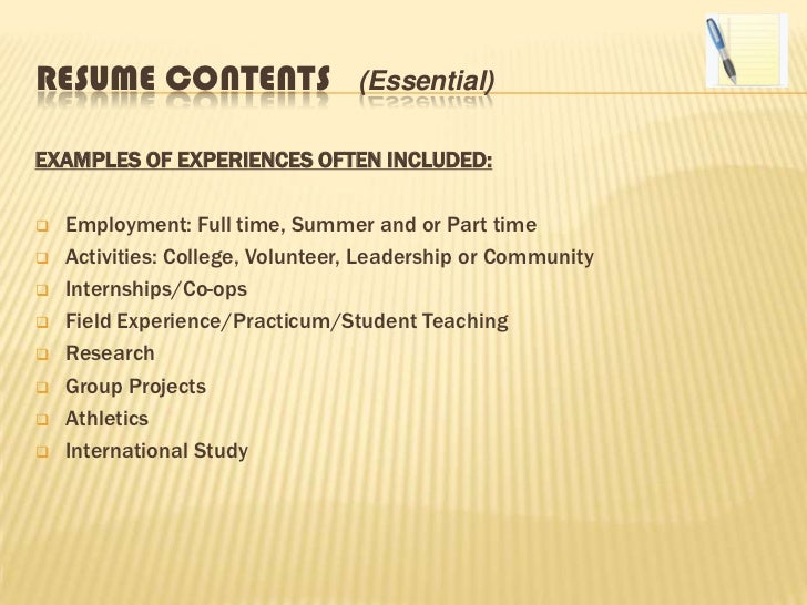 tips for an effective resumes