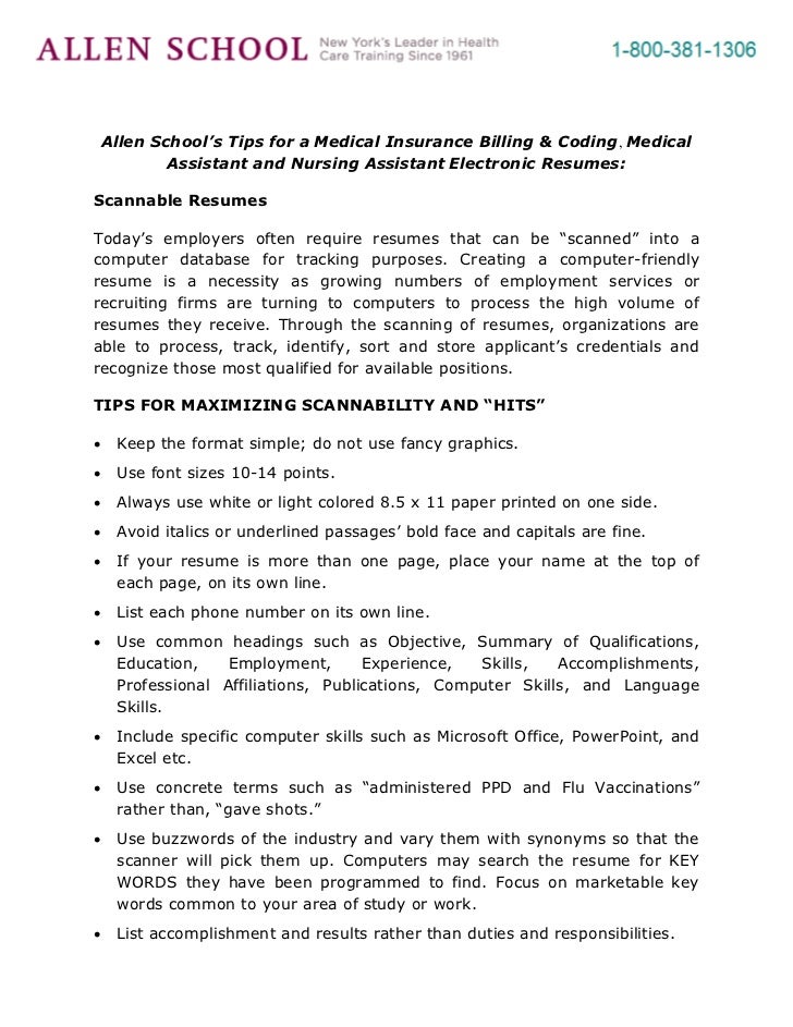 medical assistant skills for resume