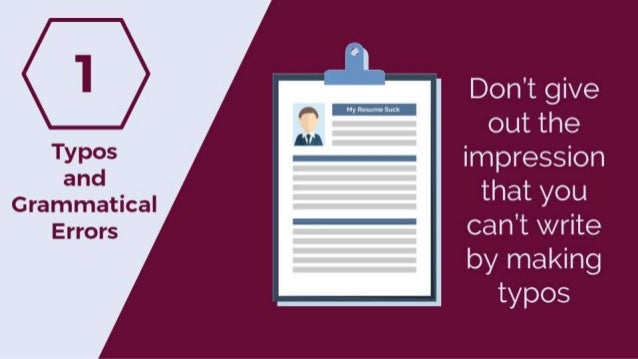 top 10 resume mistakes