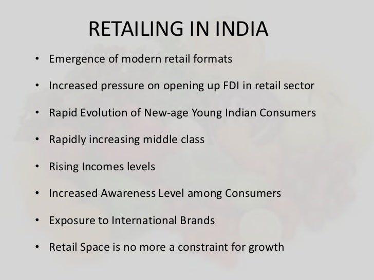evolution of retailing in india evolution of retailing in india