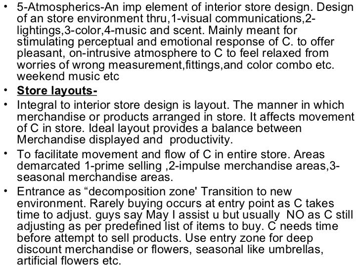 Store layout and design essay