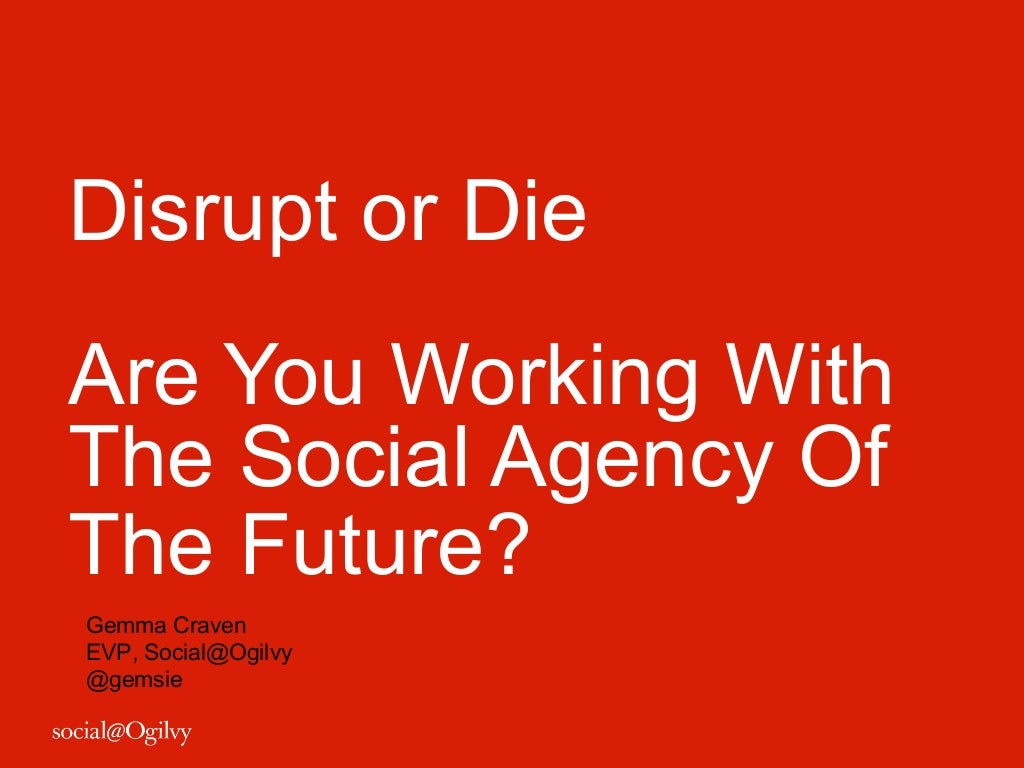 Rethink Conference 2013 - The Social Agency of the Future
