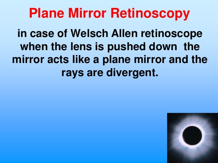 Refraction and Retinoscopy