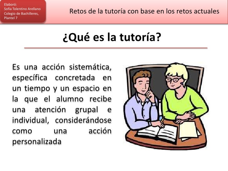 Retos de la tutoria