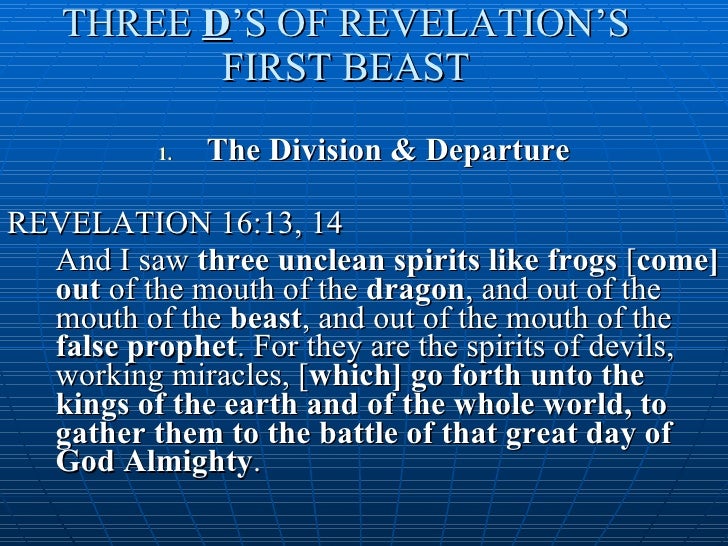 Revelations First Beast