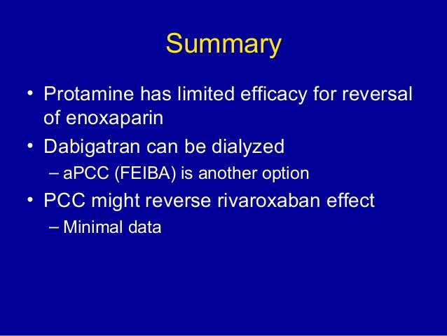 lovenox antidote