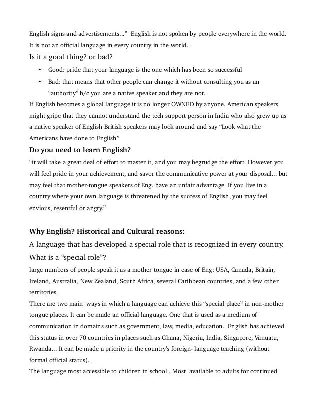 english became global language essay english became global language essay