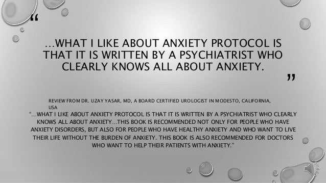 Anxiety self help book reviews