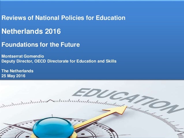 Afbeeldingsresultaat voor Review of National Policies for Education: Netherlands 2016