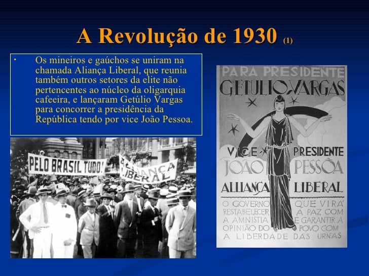 A Revolução De 1930 Marcou A História Republicana Brasileira