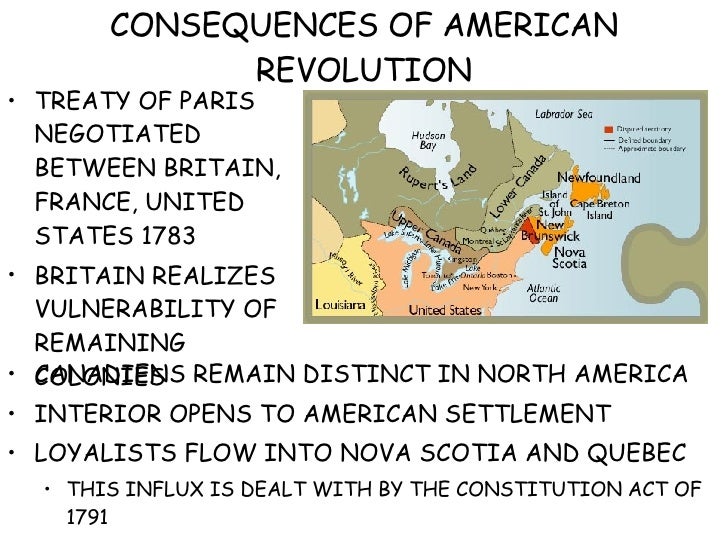 Revolution And Consequences