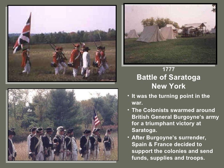 why the battle of saratoga the why the battle of saratoga the