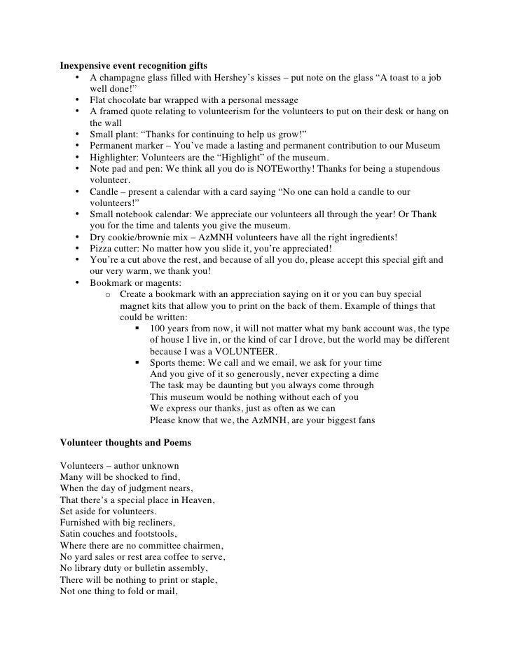poems about volunteerism