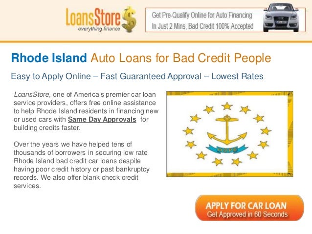 Bad Credit Personal Loans In Rhode Island Bad Credit Personal Loans In Rhode Island
