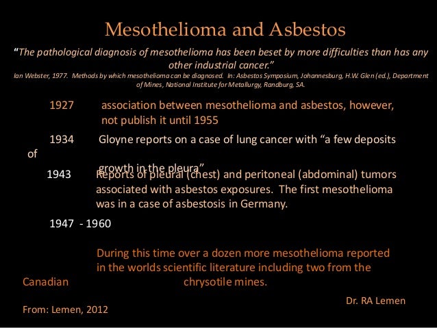 asbestos related litigation