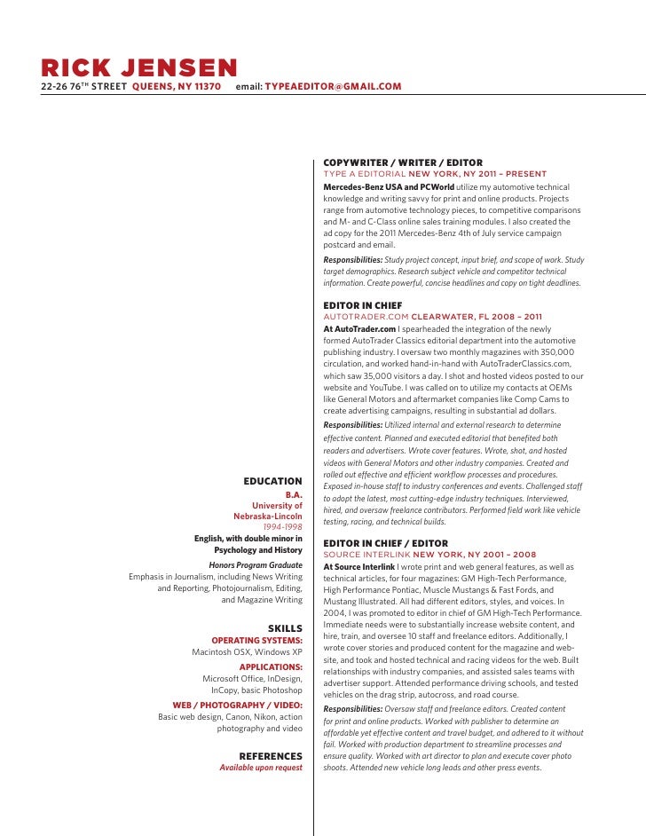 resume copywriter