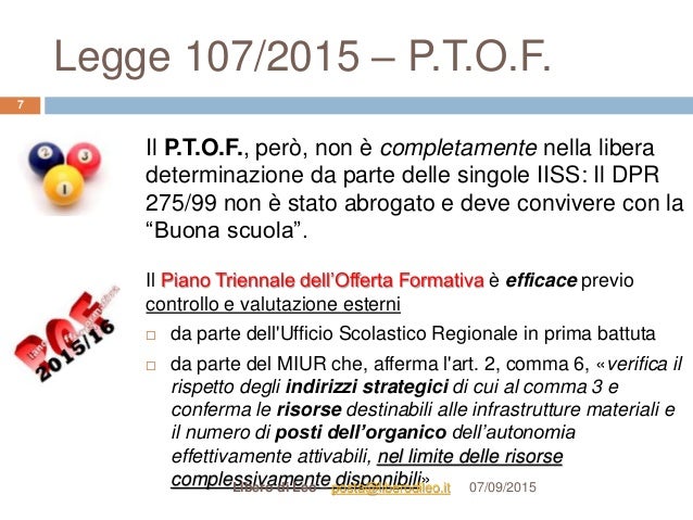 Legge 107 Del 2015 Sintesi Pdf Riforma della scuola