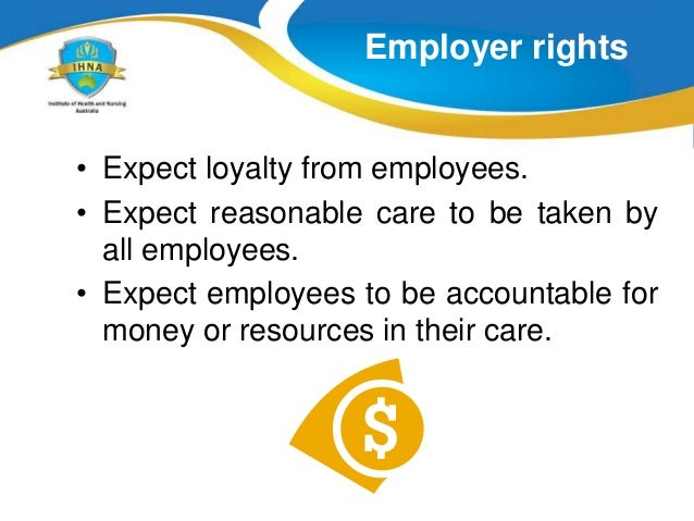 Employee responsibility in the workplace