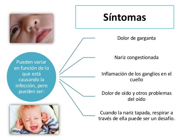 Resultado de imagen de rinofaringitis en los niños sintomas