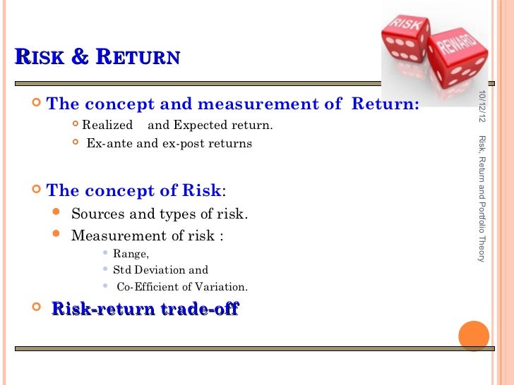 Risk, return, and portfolio theory
