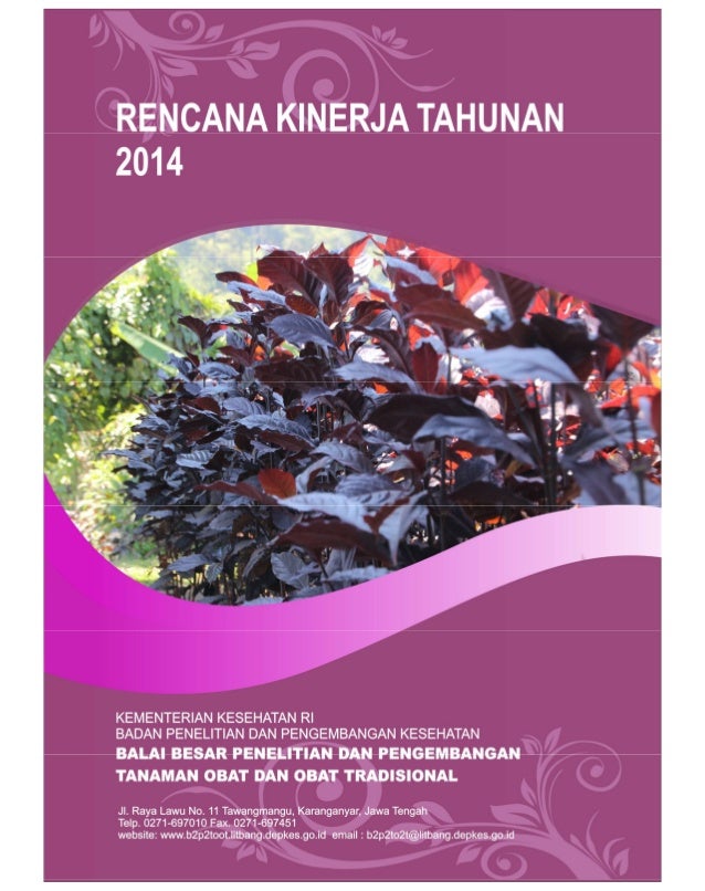 Rencana Kinerja Tahunan 2014