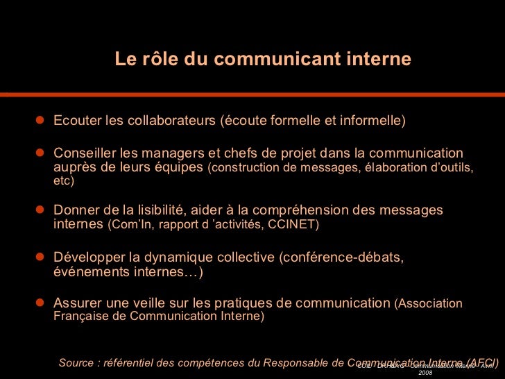 Communication formelle et informelle dissertation