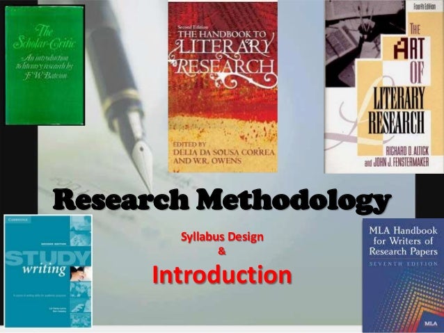 Research methodology syllabus