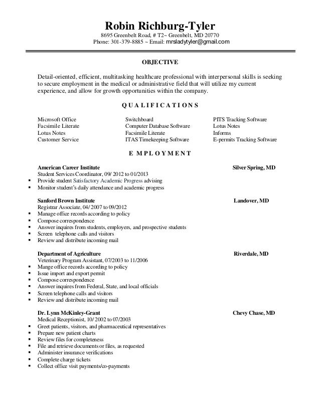 Marketing resume objective examples