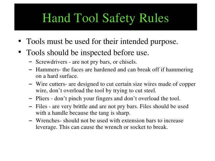 Robotic Safety Tips