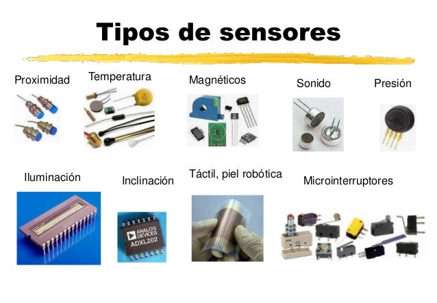 Resultado de imagen para tipos de sensores