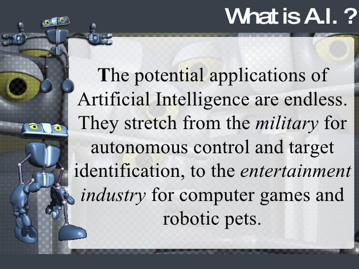Dissertation On Artificial Intelligence Regarding Robots