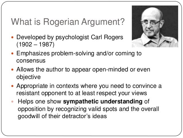 What is rogerian argument? kiefer)