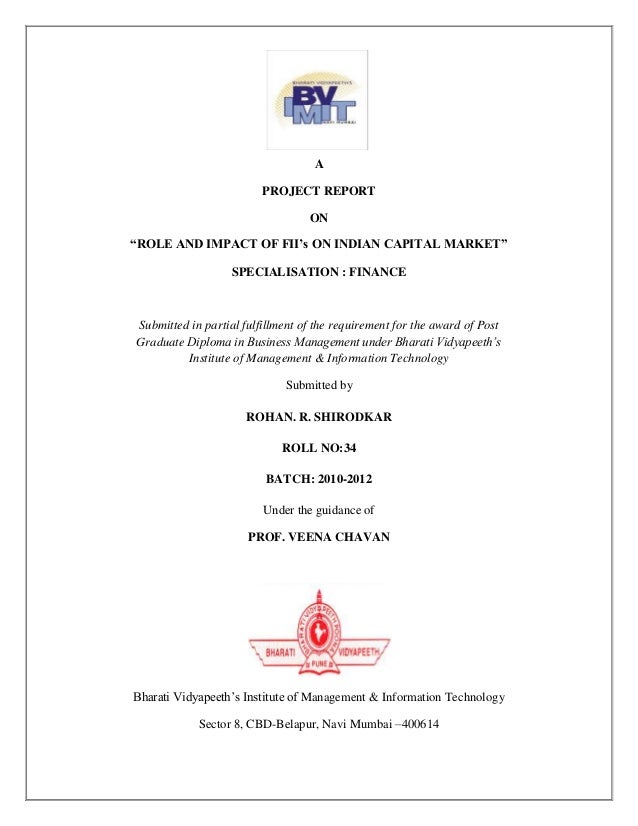 impact of fii in indian stock market impact of fii in indian stock market